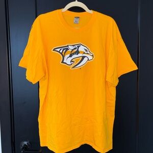 Nashville Predators Yellow Graphic Tee